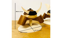 木製兜飾り&nbsp;大鍬（おおくわ）／天然木の節句飾り〈Ricod〉