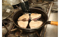 【大容量】日光丸自慢の一本釣りカツオ使用！カツオシーステーキ約1,200g（約400g ×3） 鰹  冷凍 小分け 大容量  時短  便利 個包装 おつまみ おかず 惣菜 晩ごはん 加工品 カツオ 鰹  魚  焼くだけ