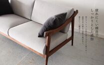 アームソファ ウォールナット 3人掛け 北海道  MOOTH インテリア 手作り 家具職人 椅子