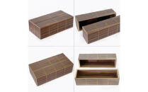 【旭川クラフト】グリッツ BOXティッシュケース （ウォルナット）/ ササキ工芸 _00292