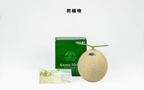 『組合直送』アローマメロン 1.3kg 1玉｜高級 名産 果物 フルーツ ギフト メロン 静岡県 ふるさと納税