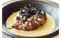 焼き師ママが焼いた九州ハンバーグ ・ジャポネソース(5個),のりとゴルゴンゾーラソース(5個入り)