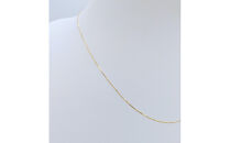 【18金イエローゴールドネックレス&nbsp;小豆L0.17φ&nbsp;40cm】あなたの魅力を引き立てるチェーンジュエリー