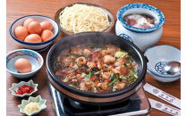 【定期便3回】博多万十屋　もつ鍋（すきやき風醤油味）3人前