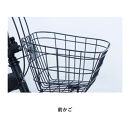 【サカイサイクル】折りたたみ&nbsp;ブレイクアウト・フォールディング&nbsp;6段変速&nbsp;前かご付&nbsp;BROF206A　フラットブラック