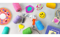 《選べるデザイン&nbsp;30cm×30cm》タフティング体験【2時間コース】