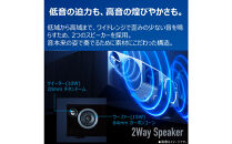 AUREX&nbsp;CD/FMワイヤレススピーカーシステム&nbsp;サウンドプロセッサー搭載&nbsp;AX-XSS100(K)