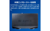 AUREX&nbsp;CD/FMワイヤレススピーカーシステム&nbsp;サウンドプロセッサー搭載&nbsp;AX-XSS100(K)