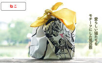 【馬場染工場】風呂敷&nbsp;2種セット(ねこ)&nbsp;｜京都&nbsp;日常使い&nbsp;おしゃれ風呂敷&nbsp;［&nbsp;老舗の染工場&nbsp;合掌造り&nbsp;型染め&nbsp;ふろしき&nbsp;猫&nbsp;動物柄&nbsp;人気&nbsp;おすすめ&nbsp;ギフト&nbsp;プレゼント&nbsp;お取り寄せ&nbsp;通販&nbsp;送料無料&nbsp;ふるさと納税&nbsp;］