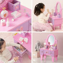 【完成品でお届け】キッズドレッサードレッサー&nbsp;おもちゃ&nbsp;木製&nbsp;メイクセット&nbsp;キッズ&nbsp;女の子&nbsp;コスメセット&nbsp;化粧品&nbsp;玩具&nbsp;子供&nbsp;おままごと&nbsp;ミニドレッサー&nbsp;知育玩具&nbsp;幼児&nbsp;コンパクト&nbsp;かわいい&nbsp;ピンク&nbsp;姫系&nbsp;EKANTC001627-0-0