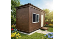 無垢の外観が素敵なレブユニット「ログBOX」4型