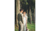 森の中の「フォト婚式」