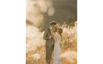 森の中のウェディングフォト