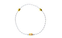 【Sサイズ】ザオラル・リカバリーネックレス　WH/GD｜横浜市&nbsp;Sサイズ&nbsp;健康アクセサリー&nbsp;血行促進&nbsp;回復力向上&nbsp;パフォーマンスアップ