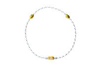 【Lサイズ】ザオラル・リカバリーネックレス　WH/GD｜横浜市&nbsp;Lサイズ&nbsp;健康アクセサリー&nbsp;血行促進&nbsp;回復力向上&nbsp;パフォーマンスアップ