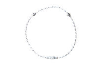 【Lサイズ】ザオラル・リカバリーネックレス　WH/SI｜横浜市&nbsp;Lサイズ&nbsp;健康アクセサリー&nbsp;血行促進&nbsp;回復力向上&nbsp;パフォーマンスアップ