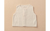 ニットベスト／ボタンTAK104