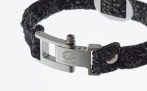 【Size17cm】ザオラル・リカバリーαバンド&nbsp;BK/SI｜横浜市&nbsp;高機能&nbsp;ブレスレット&nbsp;アクセサリー