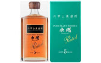 六甲山蒸溜所ピュアモルトウイスキー水楢５年ピーテッド　＊化粧箱付き