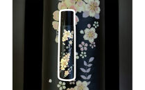 はがね出刃包丁　＜桜の花＞　和風レトロモダン　木製ハンドル