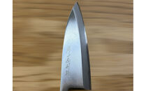 はがね出刃包丁　＜梅の花＞　和風レトロモダン　木製ハンドル