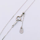 【プラチナネックレス&nbsp;Pt900&nbsp;グリームカット長小豆0.2&nbsp;50cm】富山県&nbsp;富山市&nbsp;贈り物&nbsp;おすすめ&nbsp;ギフト&nbsp;人気&nbsp;記念