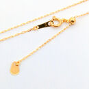 【18金イエローゴールドネックレス&nbsp;グリームカット長小豆0.25&nbsp;45cm】富山県&nbsp;&nbsp;富山市&nbsp;贈り物&nbsp;おすすめ&nbsp;ギフト&nbsp;人気&nbsp;記念