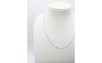 【18金イエローゴールドネックレス&nbsp;グリームカット長小豆0.4&nbsp;50cm】富山県&nbsp;富山市&nbsp;贈り物&nbsp;おすすめ&nbsp;ギフト&nbsp;人気&nbsp;記念