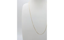 【18金イエローゴールドネックレス&nbsp;グリームカット長小豆0.4&nbsp;60cm】富山県&nbsp;富山市&nbsp;贈り物&nbsp;おすすめ&nbsp;ギフト&nbsp;人気&nbsp;記念