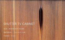 【高島屋選定品】＜FILE&nbsp;FURNITURE&nbsp;WORKS＞TVキャビネット(SHUTTER&nbsp;TV&nbsp;CABINET)｜京都&nbsp;家具&nbsp;キャビネット&nbsp;人気ブランド［&nbsp;京都&nbsp;家具&nbsp;インテリア&nbsp;テレビ&nbsp;おしゃれ&nbsp;人気&nbsp;おすすめ&nbsp;国産&nbsp;職人&nbsp;一点もの&nbsp;オーダー&nbsp;東京&nbsp;田園調布&nbsp;ショールーム&nbsp;通販&nbsp;送料無料&nbsp;ふるさと納税&nbsp;］