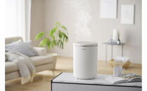 スチーム式加湿器&nbsp;400ml&nbsp;AHM-MHU40A-W&nbsp;ホワイト