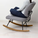 セポラロッキングチェア&nbsp;プレミアム&nbsp;グレー