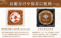 紀州南高梅つぶれ梅（はちみつ漬）と手作り金山寺みそ&nbsp;各400g&nbsp;[AJ11]