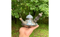 益子焼&nbsp;波光文様急須＊ティーポット&nbsp;|&nbsp;栃木県&nbsp;伝統工芸品&nbsp;美術品&nbsp;1点限定品&nbsp;一点物&nbsp;陶器&nbsp;陶芸&nbsp;作家