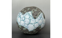 益子焼&nbsp;波光文象嵌陶球＊花器&nbsp;|&nbsp;栃木県&nbsp;伝統工芸品&nbsp;美術品&nbsp;1点限定品&nbsp;一点物&nbsp;陶器&nbsp;陶芸&nbsp;作家
