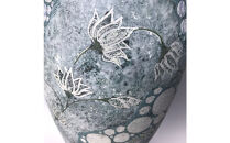 益子焼&nbsp;水流魚のいる花器&nbsp;|&nbsp;栃木県&nbsp;伝統工芸品&nbsp;美術品&nbsp;1点限定品&nbsp;一点物&nbsp;陶器&nbsp;陶芸&nbsp;作家