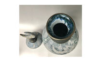 益子焼&nbsp;蓋付き花器「月が見える」&nbsp;|&nbsp;栃木県&nbsp;伝統工芸品&nbsp;美術品&nbsp;1点限定品&nbsp;一点物&nbsp;陶器&nbsp;陶芸&nbsp;作家