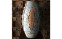 益子焼&nbsp;クジラのいる花器&nbsp;|&nbsp;栃木県&nbsp;伝統工芸品&nbsp;美術品&nbsp;1点限定品&nbsp;一点物&nbsp;陶器&nbsp;陶芸&nbsp;作家