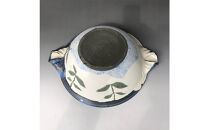益子焼&nbsp;ヒマラヤの青い花の土鍋＊タジン鍋&nbsp;|&nbsp;栃木県&nbsp;伝統工芸品&nbsp;美術品&nbsp;1点限定品&nbsp;一点物&nbsp;陶器&nbsp;陶芸&nbsp;作家