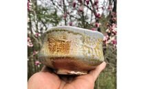 益子焼&nbsp;自然釉抹茶碗＊供箱＊供布【穴窯焼成】&nbsp;|&nbsp;栃木県&nbsp;伝統工芸品&nbsp;美術品&nbsp;1点限定品&nbsp;一点物&nbsp;陶器&nbsp;陶芸&nbsp;作家