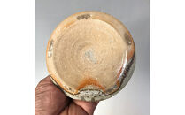 益子焼&nbsp;自然釉花弁連葉彫文水指＊茶道具【穴窯焼成】&nbsp;|&nbsp;栃木県&nbsp;伝統工芸品&nbsp;美術品&nbsp;1点限定品&nbsp;一点物&nbsp;陶器&nbsp;陶芸&nbsp;作家