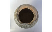 益子焼&nbsp;自然釉花弁連葉彫文水指＊茶道具【穴窯焼成】&nbsp;|&nbsp;栃木県&nbsp;伝統工芸品&nbsp;美術品&nbsp;1点限定品&nbsp;一点物&nbsp;陶器&nbsp;陶芸&nbsp;作家