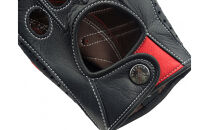 【ブラック×レッド/S】ドライビンググローブ&nbsp;補強付&nbsp;フルフィンガー&nbsp;&nbsp;カカザン&nbsp;&nbsp;CACAZAN&nbsp;革手袋&nbsp;レザーグローブ&nbsp;メンズ&nbsp;レディース&nbsp;鹿革&nbsp;ディアスキン&nbsp;補強付【&nbsp;クルマ&nbsp;車&nbsp;ドライブ&nbsp;バイク&nbsp;ツーリング&nbsp;手袋&nbsp;さぬき市】