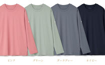 【ダークグレー&nbsp;LLサイズ】リファ&nbsp;バイタルテック&nbsp;モイストスムース&nbsp;ロングスリーブプルオーバー/MEN