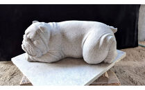 庵治石　ブルドッグ