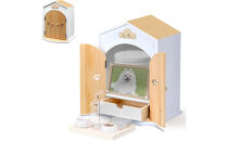 ペット用仏壇&nbsp;AngelHouse天使のおうち型仏壇　木目ナチュラル