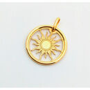 【18金イエローゴールドネックレス&nbsp;ルーチェペンダントトップ&nbsp;グリームカット長小豆0.25&nbsp;45cm】富山県&nbsp;富山市&nbsp;贈り物&nbsp;おすすめ&nbsp;ギフト&nbsp;記念