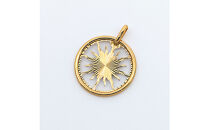 【18金イエローゴールドネックレス&nbsp;ルーチェペンダントトップ&nbsp;グリームカット長小豆0.25&nbsp;45cm】富山県&nbsp;富山市&nbsp;贈り物&nbsp;おすすめ&nbsp;ギフト&nbsp;記念