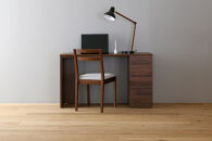 【開梱設置】高野木工 アスター ASTER 120天板 + サイドパネル（右・左） + 30チェスト ※チェア別売 ウォルナット【10年保証】