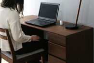 【開梱設置】高野木工 アスター ASTER 120天板 + サイドパネル（右・左） + 30チェスト ※チェア別売 ウォルナット【10年保証】